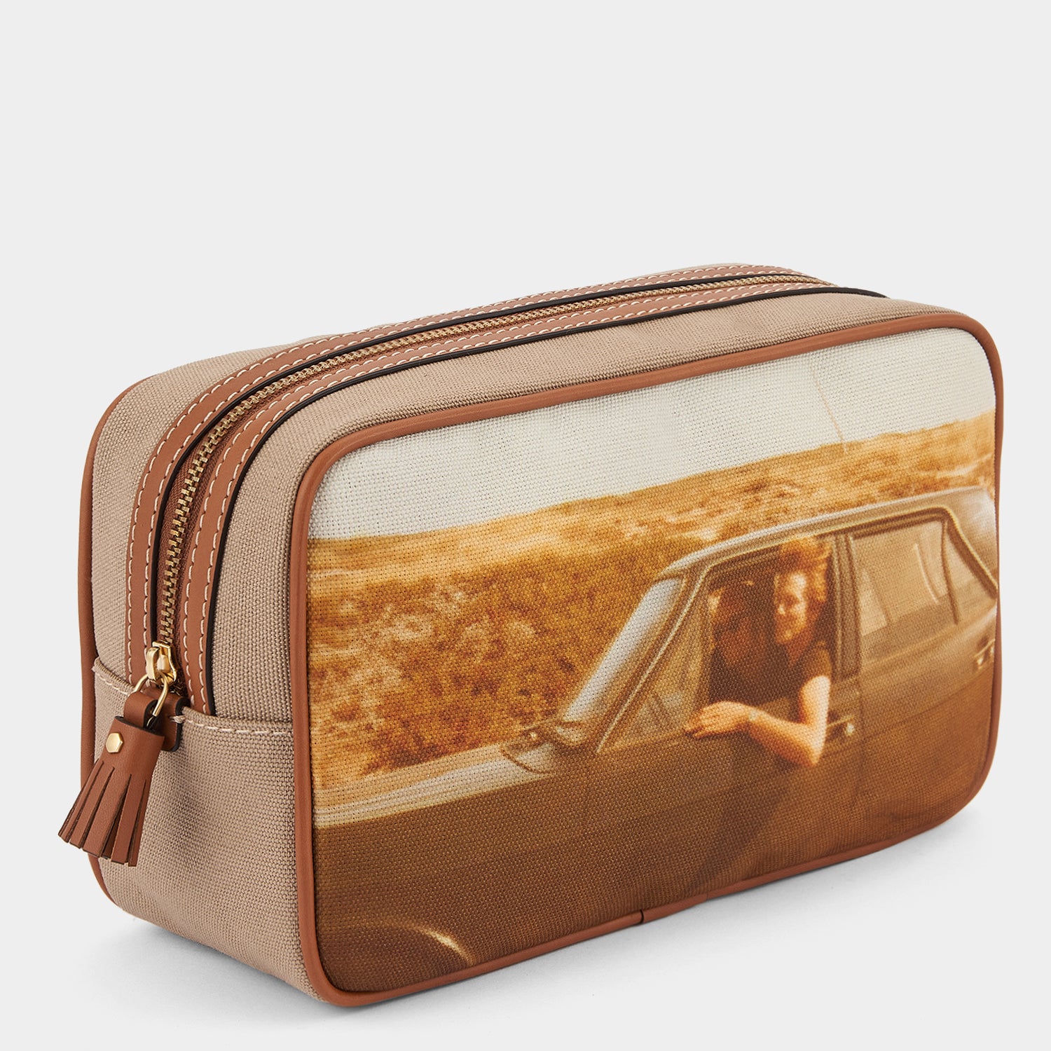 Be A Bag Large Wash bag -

                  
                    Recyled Canvas in Tan -
                  

                  Anya Hindmarch UK
