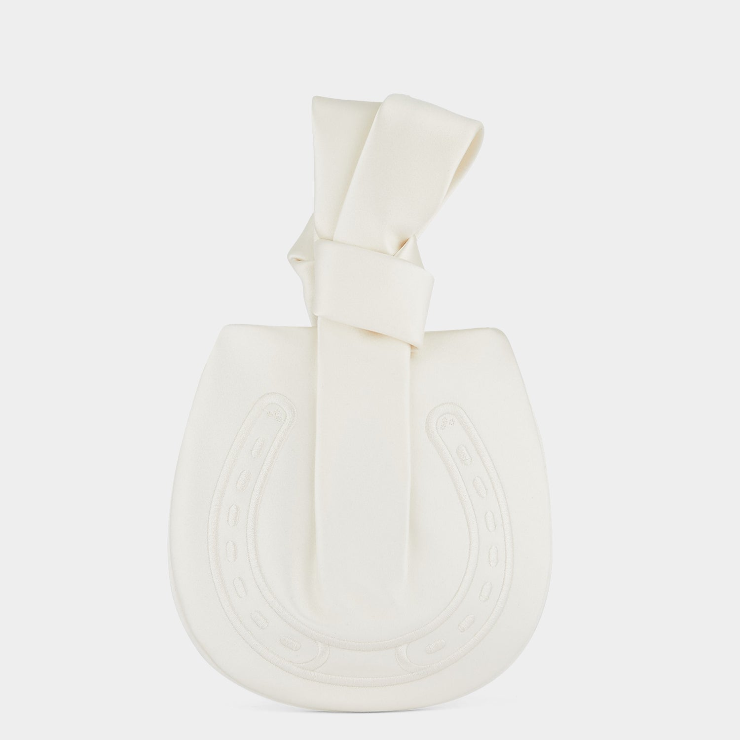 Tie the Knot Clutch -

                  
                    Double Satin in Ivory -
                  

                  Anya Hindmarch UK
