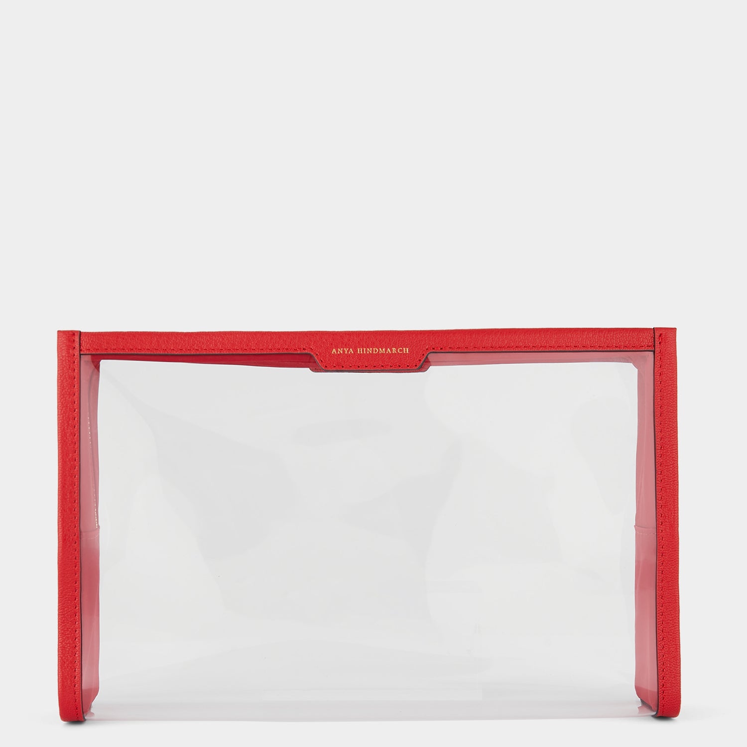 Big Things Pouch -

                  
                    Capra Leather in Red -
                  

                  Anya Hindmarch UK
