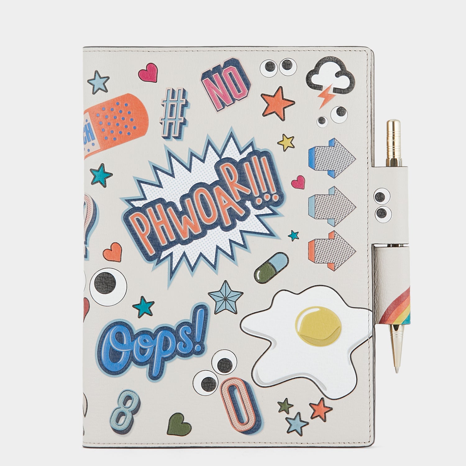 All Over Stickers A5 Journal | Anya Hindmarch UK