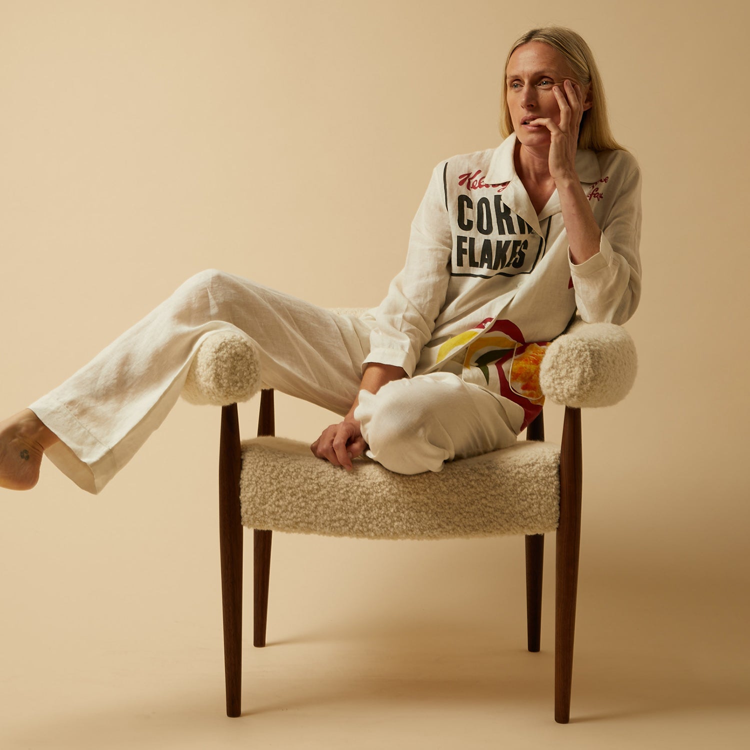 Anya Brands Corn Flakes Pyjamas -

                  
                    Linen in Chalk -
                  

                  Anya Hindmarch UK

