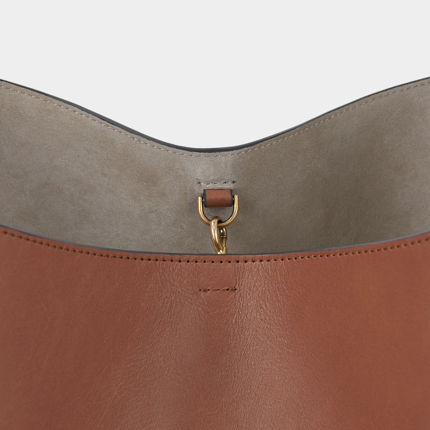 Nastro Hobo Bag -

                  
                    Flat Leather in Cedar -
                  

                  Anya Hindmarch UK
