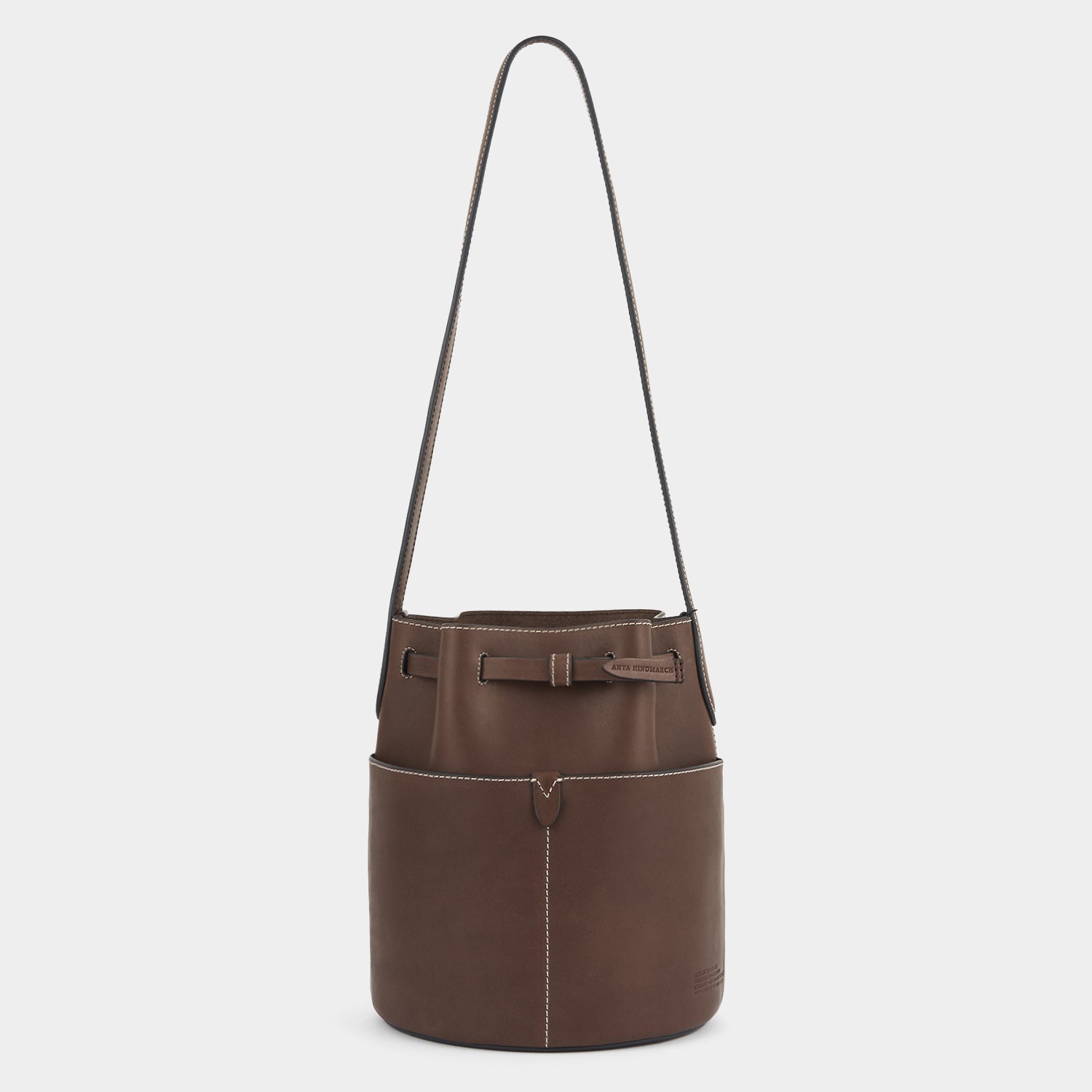 Return to Nature Small Bucket Bag -

                  
                    Compostable Leather in Truffle -
                  

                  Anya Hindmarch UK
