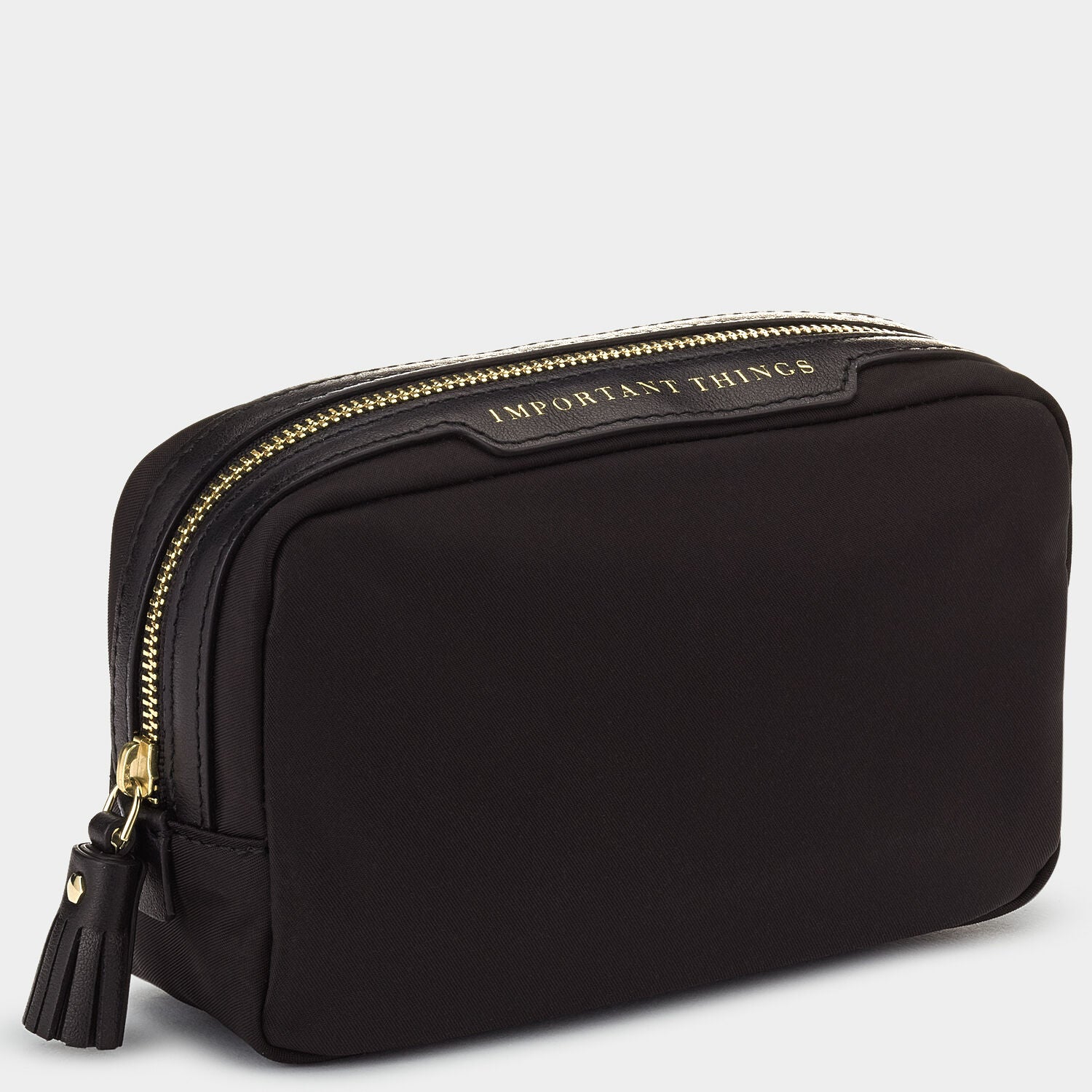 Important Things Pouch -

                  
                    Econyl® Regenerated Nylon in Black -
                  

                  Anya Hindmarch UK
