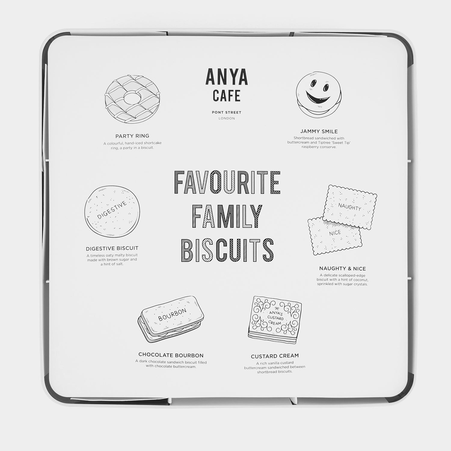 Favourite Family Biscuits -

                  
                    Biscuits -
                  

                  Anya Hindmarch UK
