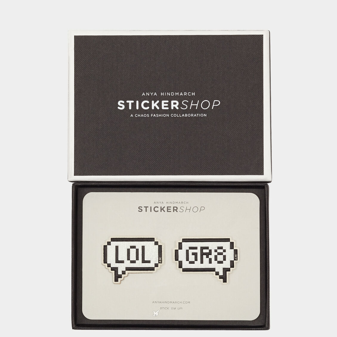 LOL GR8 Sticker -

                  
                    Capra in Optic White -
                  

                  Anya Hindmarch UK
