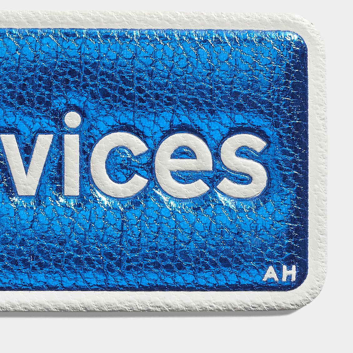 Services Sticker -

                  
                    Metallic Capra in Electric Blue -
                  

                  Anya Hindmarch UK
