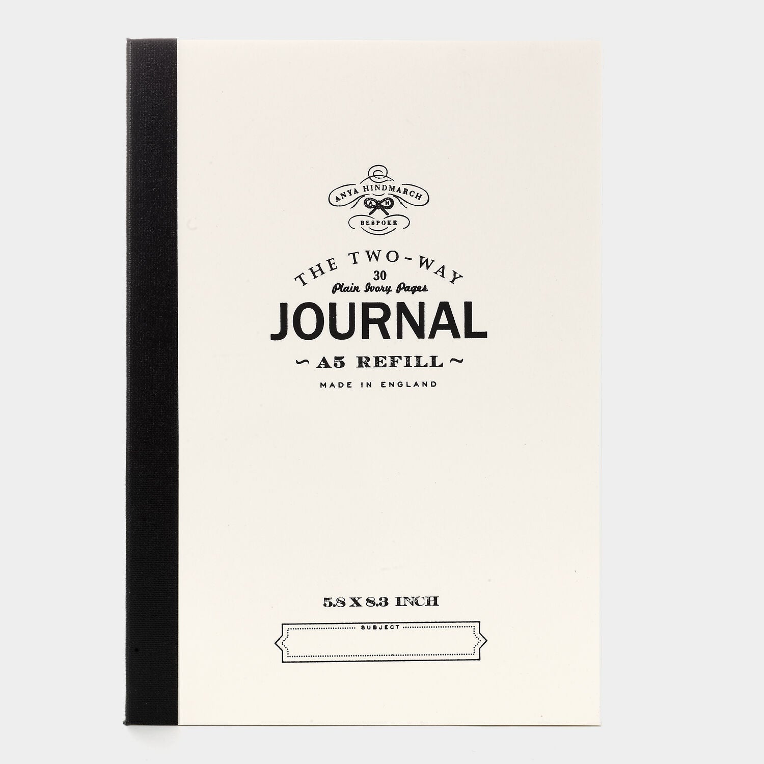 Bespoke A5 Two Way Journal Refill -

                  
                    Paper in White -
                  

                  Anya Hindmarch UK
