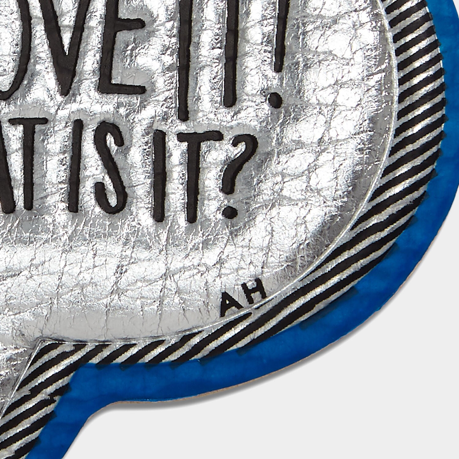 I Love It! Sticker -

                  
                    Metallic Capra in Silver -
                  

                  Anya Hindmarch UK
