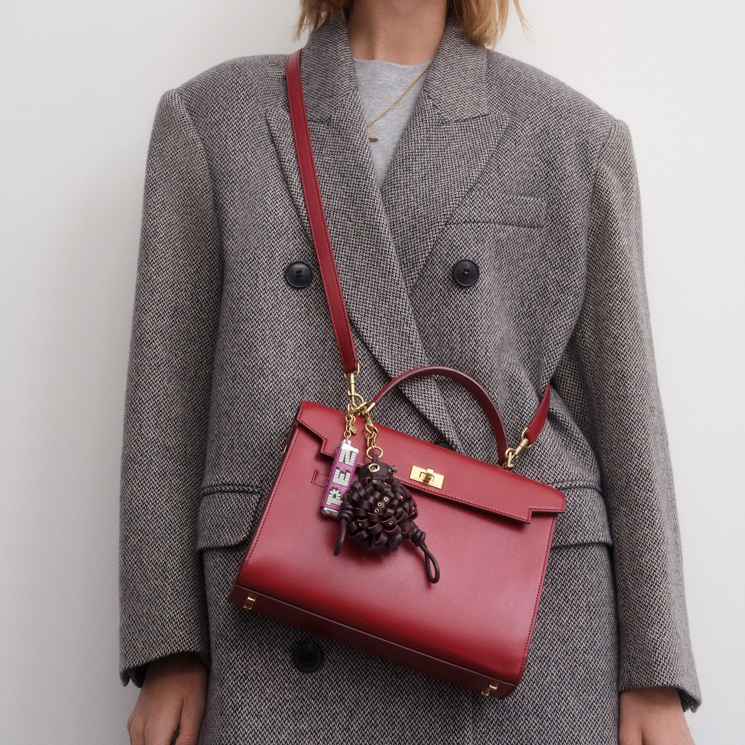 Mortimer Top Handle -

          
            Calf Leather in Vampire -
          

          Anya Hindmarch UK
