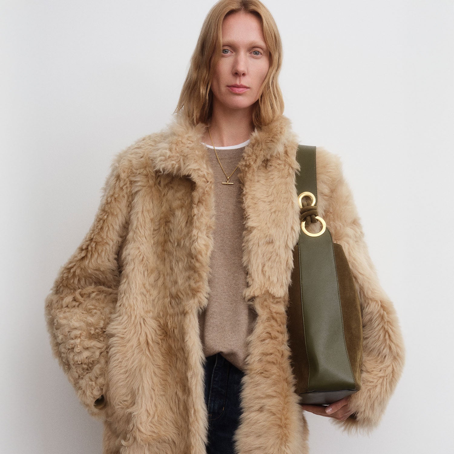 Ringo Shoulder Bag -

          
            Suede Leather in Bonsai Green -
          

          Anya Hindmarch UK
