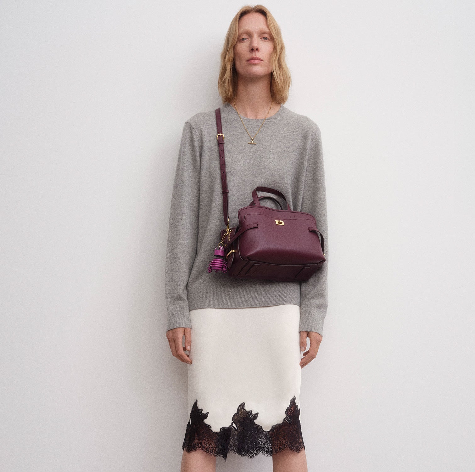Wilson Cross-body -

          
            Smooth Leather in Orchid Purple -
          

          Anya Hindmarch UK
