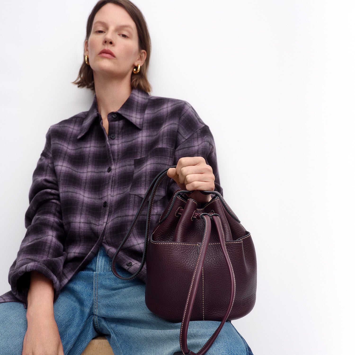 Return to Nature Small Bucket Bag