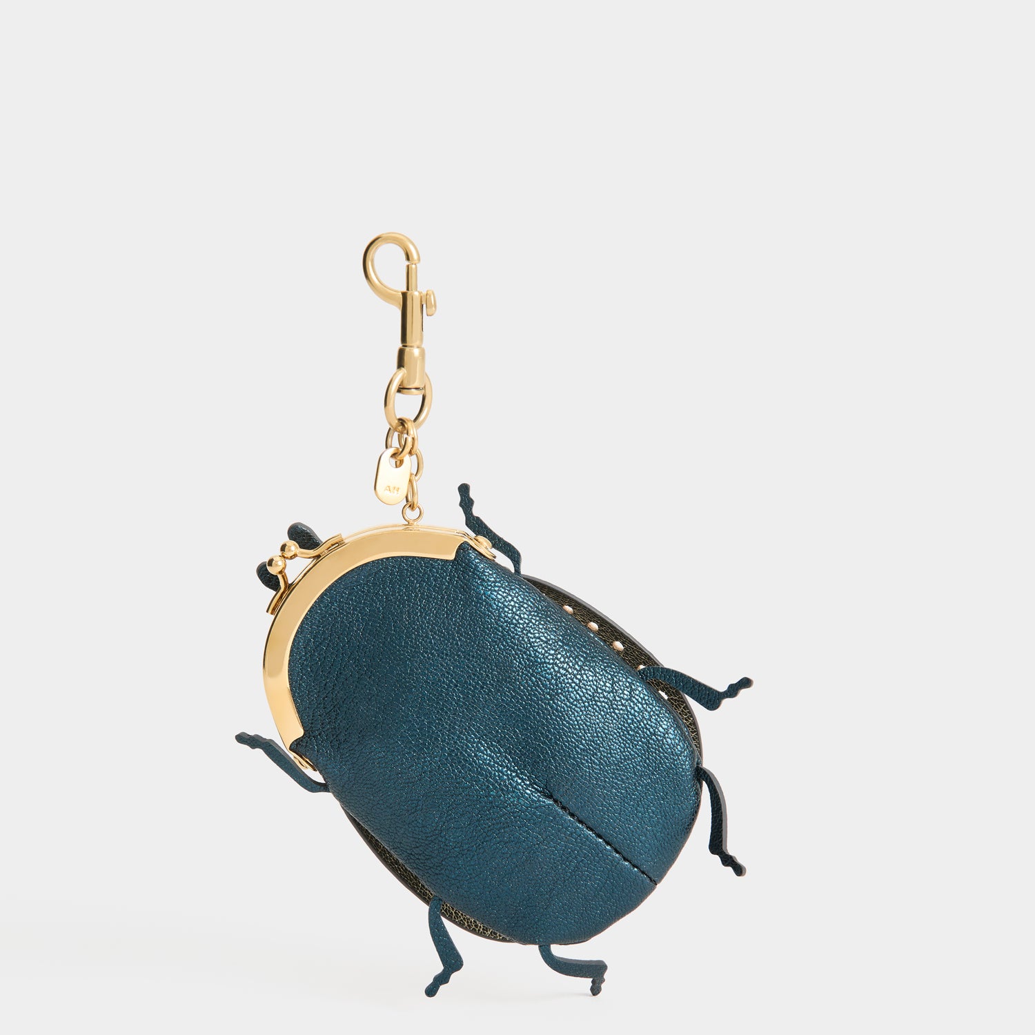 Bug Coin Purse Charm -

          
            Capra Leather in black and gold -
          

          Anya Hindmarch UK
