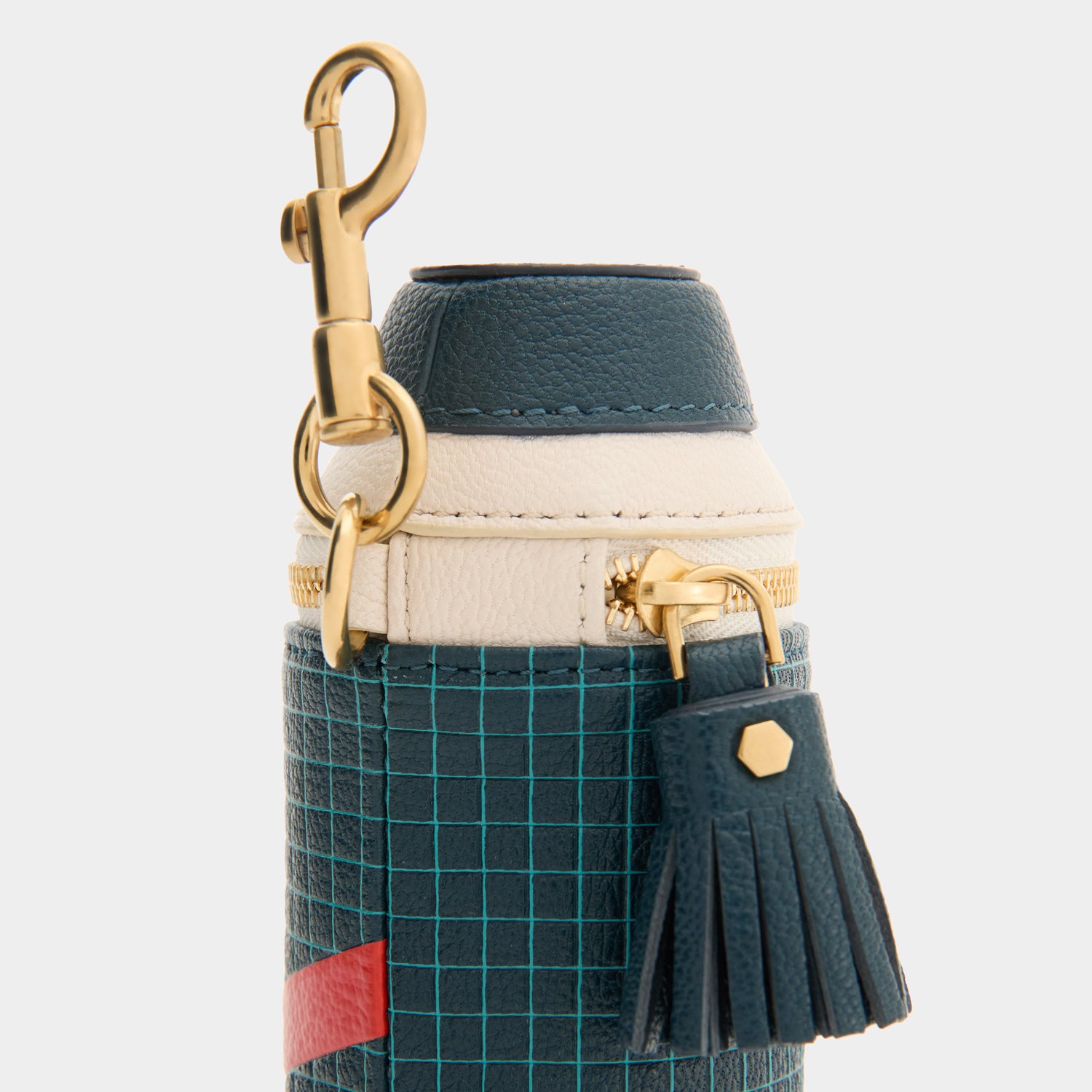 Anya Brands Advil Coin Purse -

          
            Capra Leather in Petrol Blue -
          

          Anya Hindmarch UK

