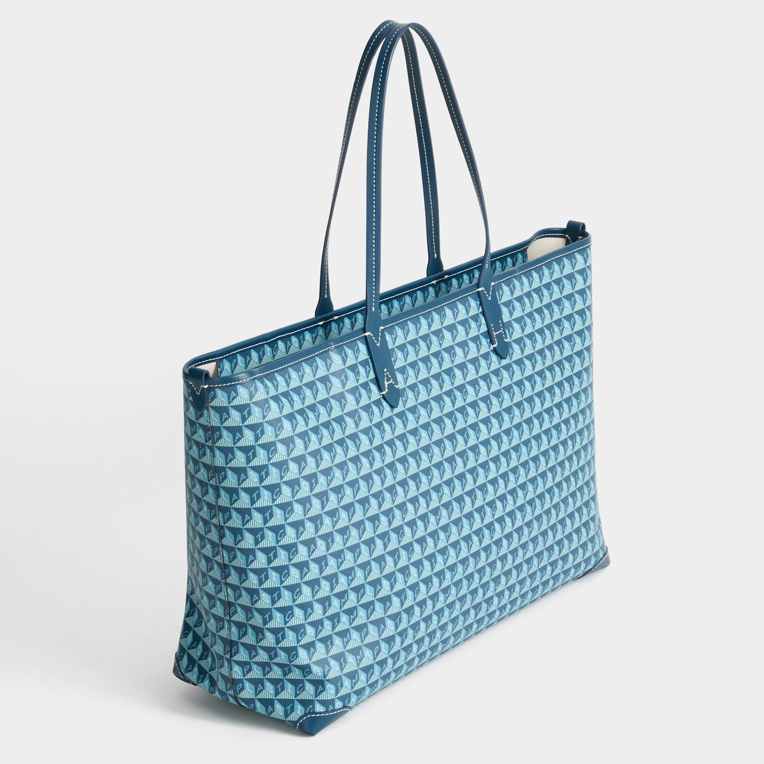 I Am A Plastic Bag Zipped Tote -

          
            Canvas in Dark Petrol -
          

          Anya Hindmarch UK
