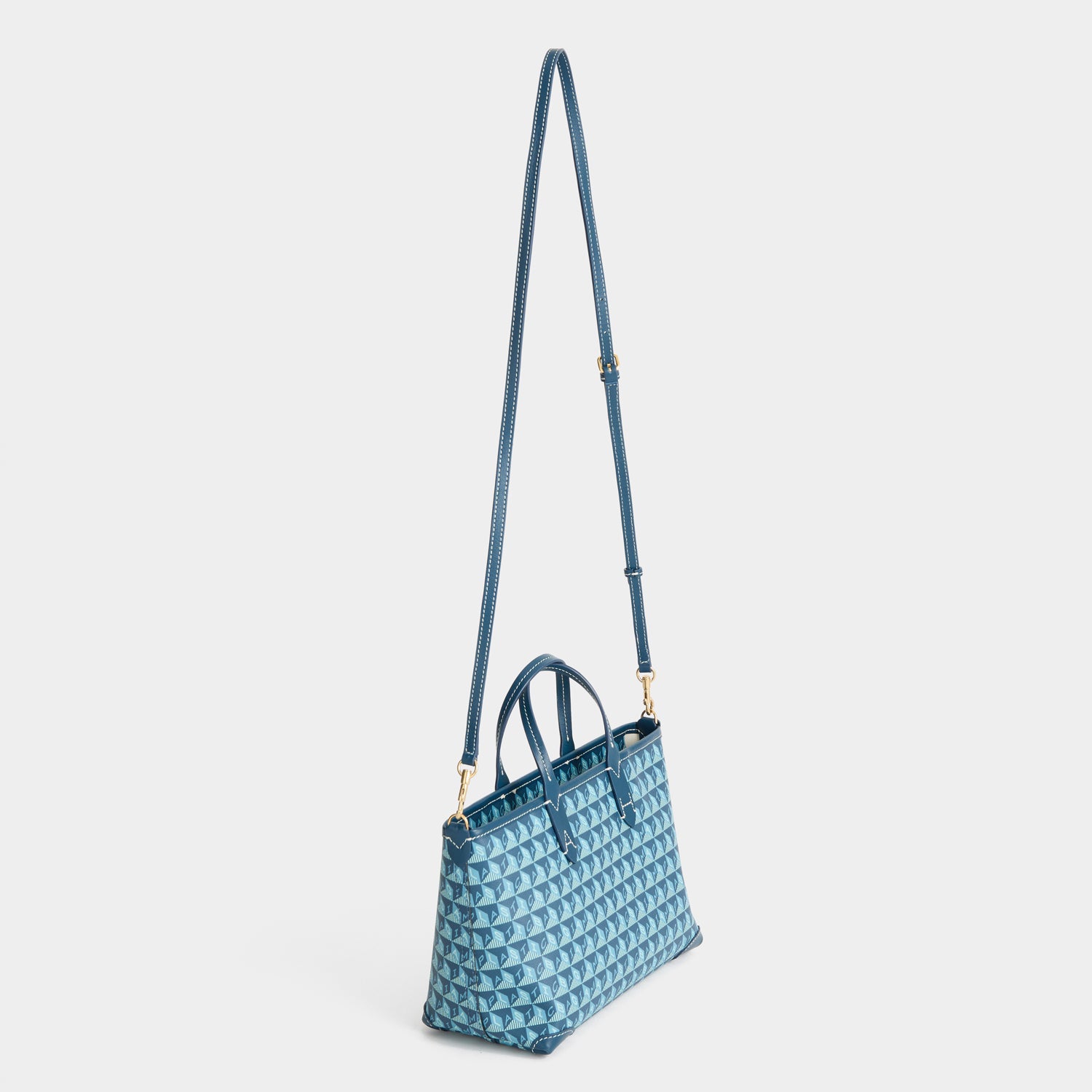 I Am A Plastic Bag XS Tote -

          
            Canvas in Petrol Blue -
          

          Anya Hindmarch UK
