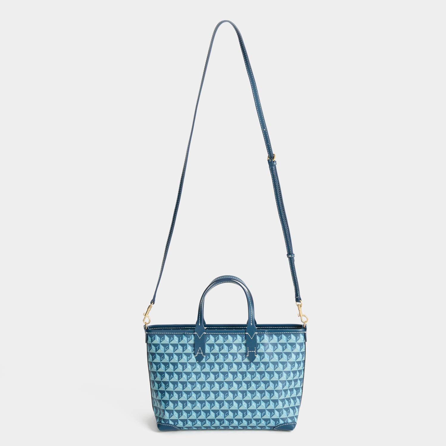 I Am A Plastic Bag XS Tote -

          
            Canvas in Petrol Blue -
          

          Anya Hindmarch UK
