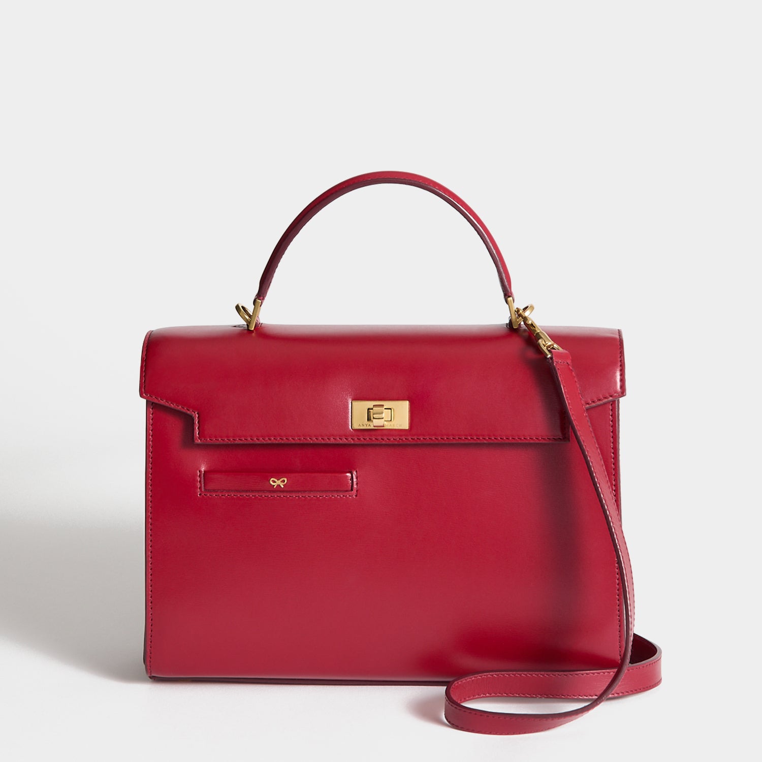 Mortimer Top Handle -

          
            Calf Leather in Vampire -
          

          Anya Hindmarch UK
