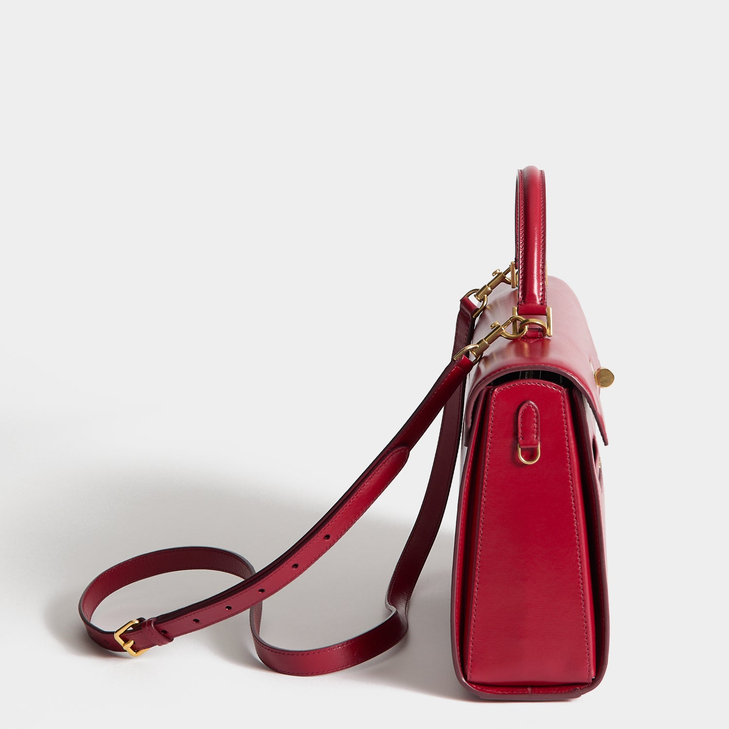 Mortimer Top Handle -

          
            Calf Leather in Vampire -
          

          Anya Hindmarch UK
