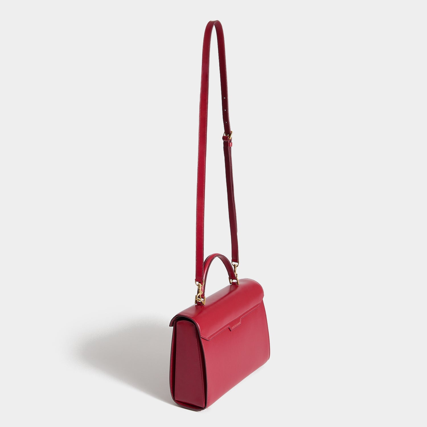Mortimer Top Handle -

          
            Calf Leather in Vampire -
          

          Anya Hindmarch UK
