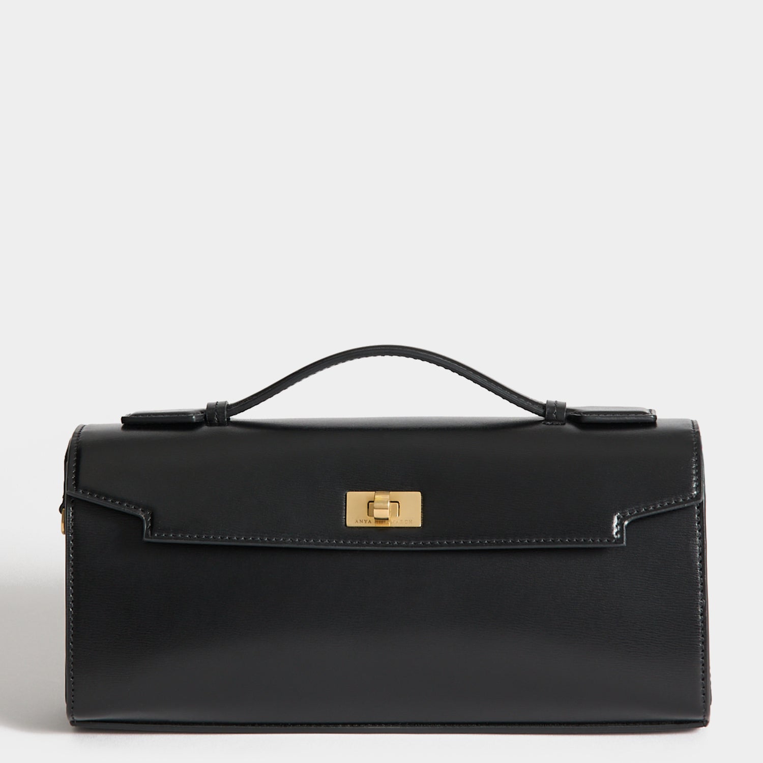 Mortimer Clutch -

          
            Calf Leather in Black -
          

          Anya Hindmarch UK

