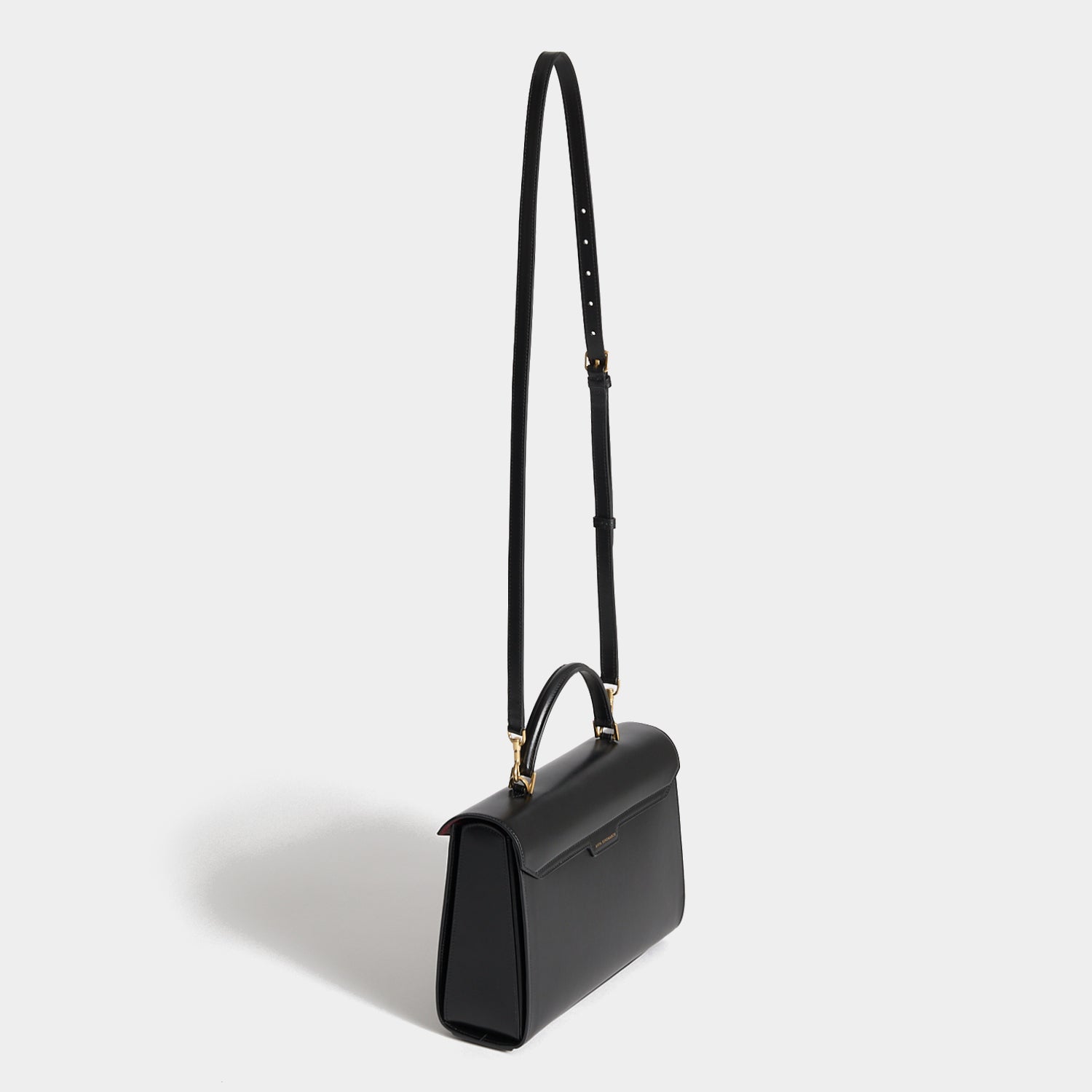 Mortimer Top Handle -

          
            Calf Leather in Black -
          

          Anya Hindmarch UK
