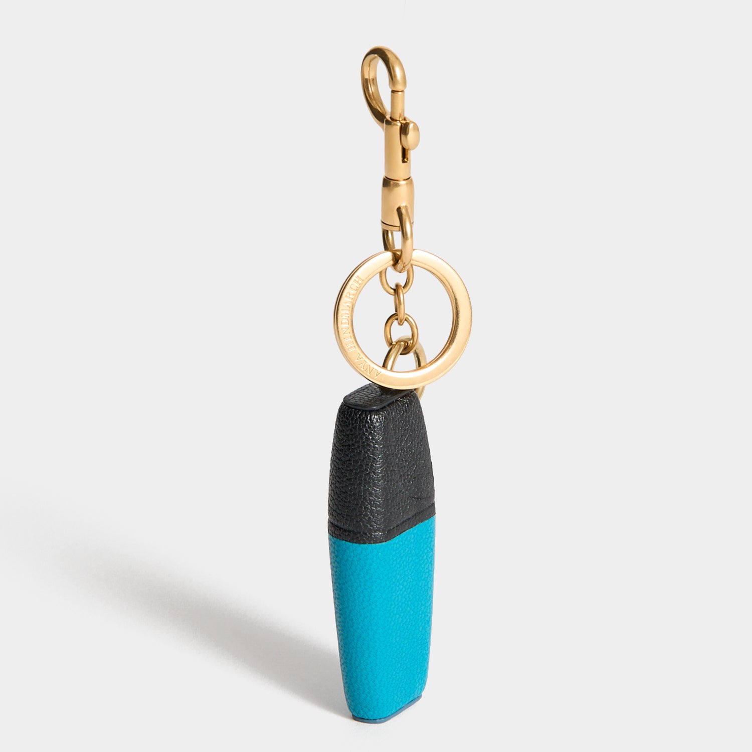 Anya Brands Stabilo Charm -

          
            Capra Leather in Peacock blue -
          

          Anya Hindmarch UK
