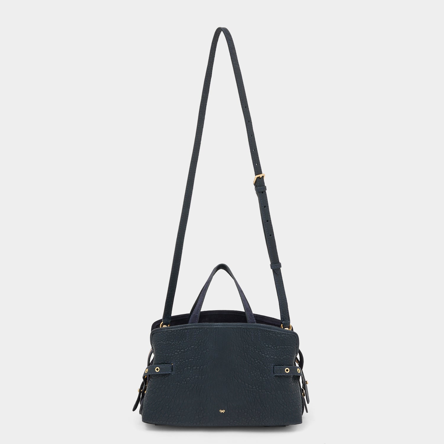 Wilson Eyelet Cross-body -

          
            Suede in Marine Blue -
          

          Anya Hindmarch UK
