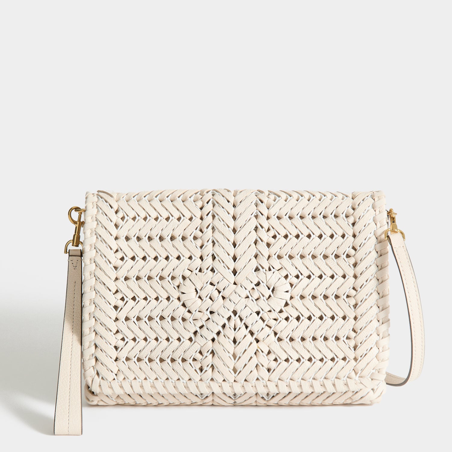 Neeson Cross-body -

          
            Capra Leather in Chalk -
          

          Anya Hindmarch UK
