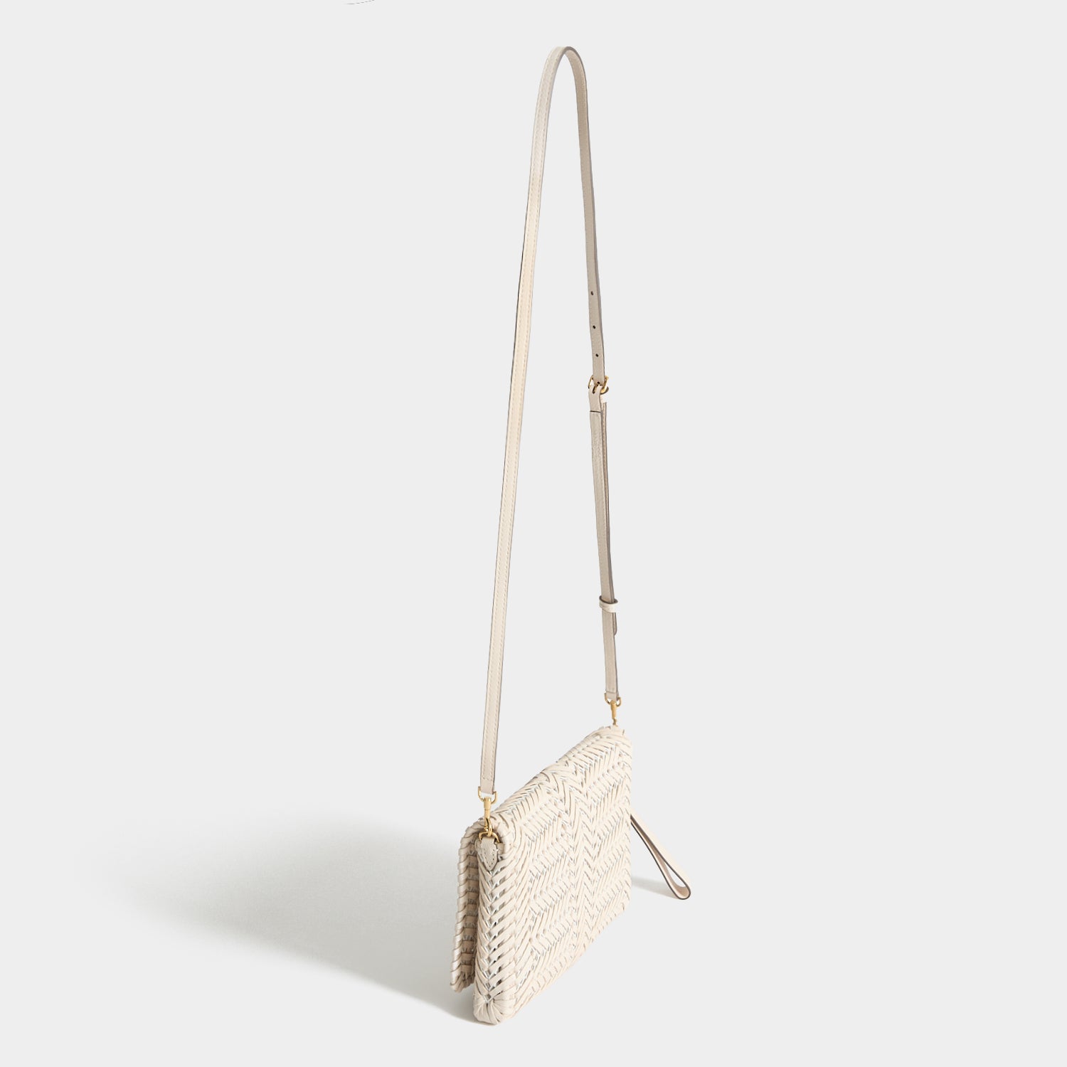 Neeson Cross-body -

          
            Capra Leather in Chalk -
          

          Anya Hindmarch UK
