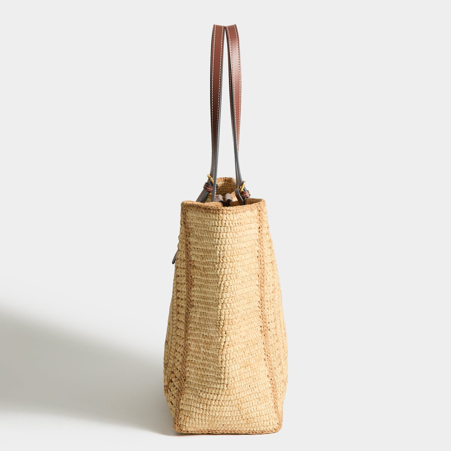 Raffia E/W Bow Tote | Anya Hindmarch