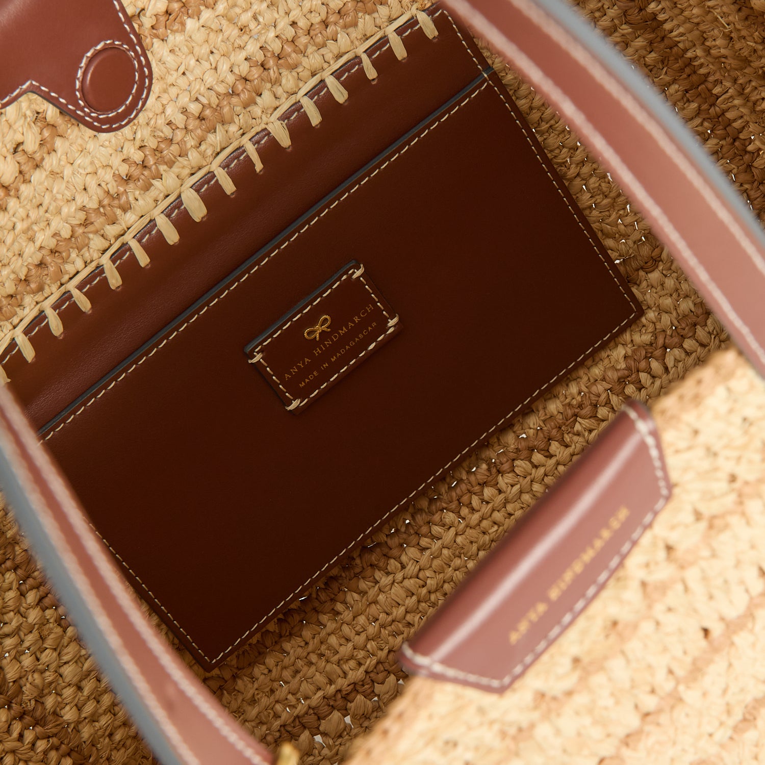 Raffia E/W Bow Tote | Anya Hindmarch UK