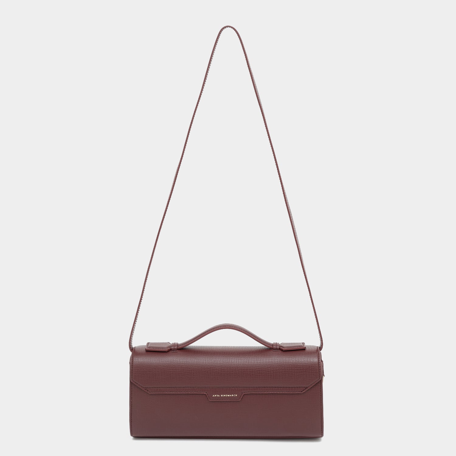 Mortimer Clutch -

          
            Crosshatch Leather in Barolo Red  -
          

          Anya Hindmarch UK
