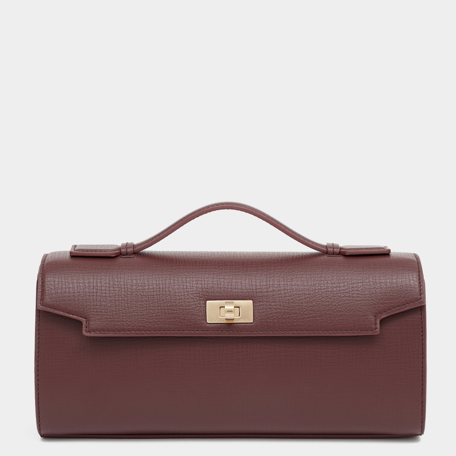 Mortimer Clutch -

          
            Crosshatch Leather in Barolo Red  -
          

          Anya Hindmarch UK
