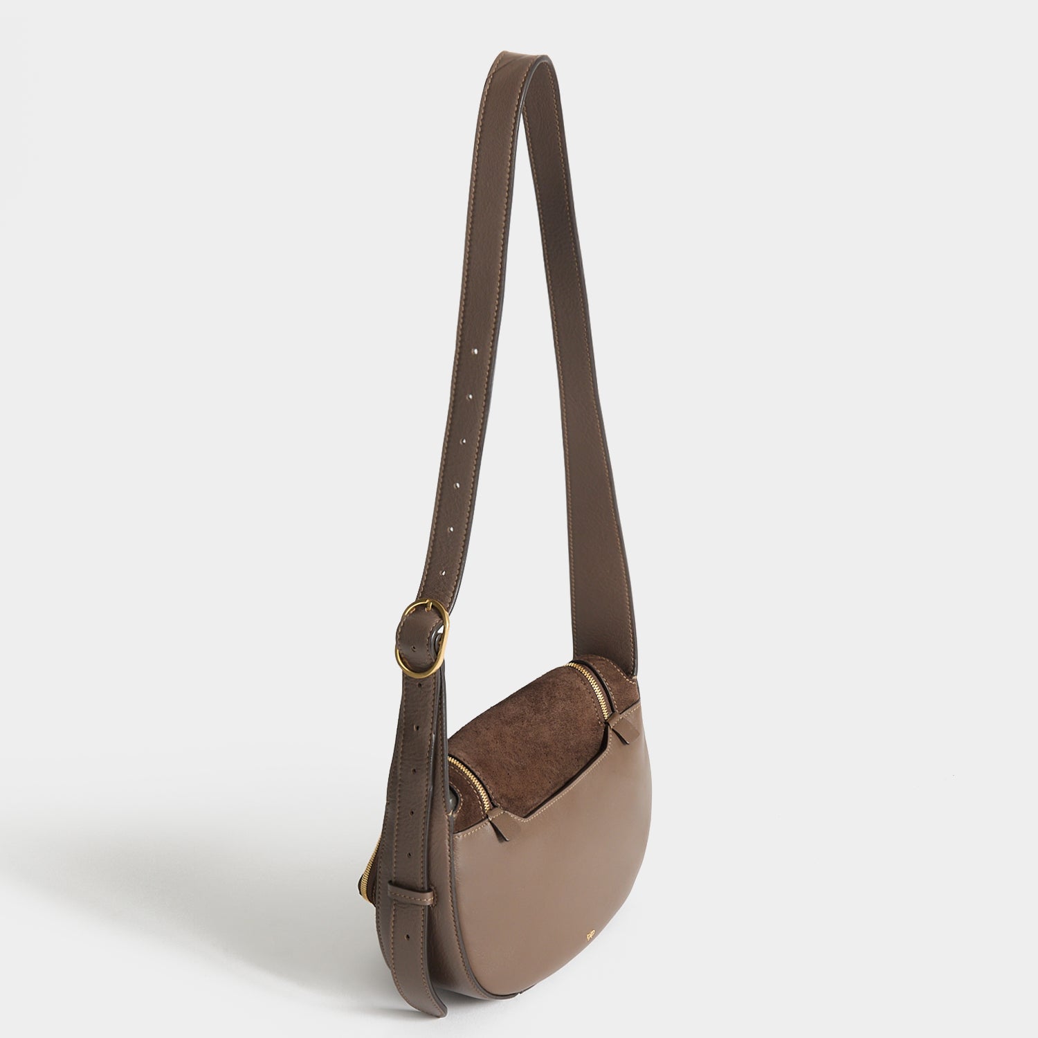 Vere Cross-body -

          
            Suede/Calf Leather in Truffle -
          

          Anya Hindmarch UK

