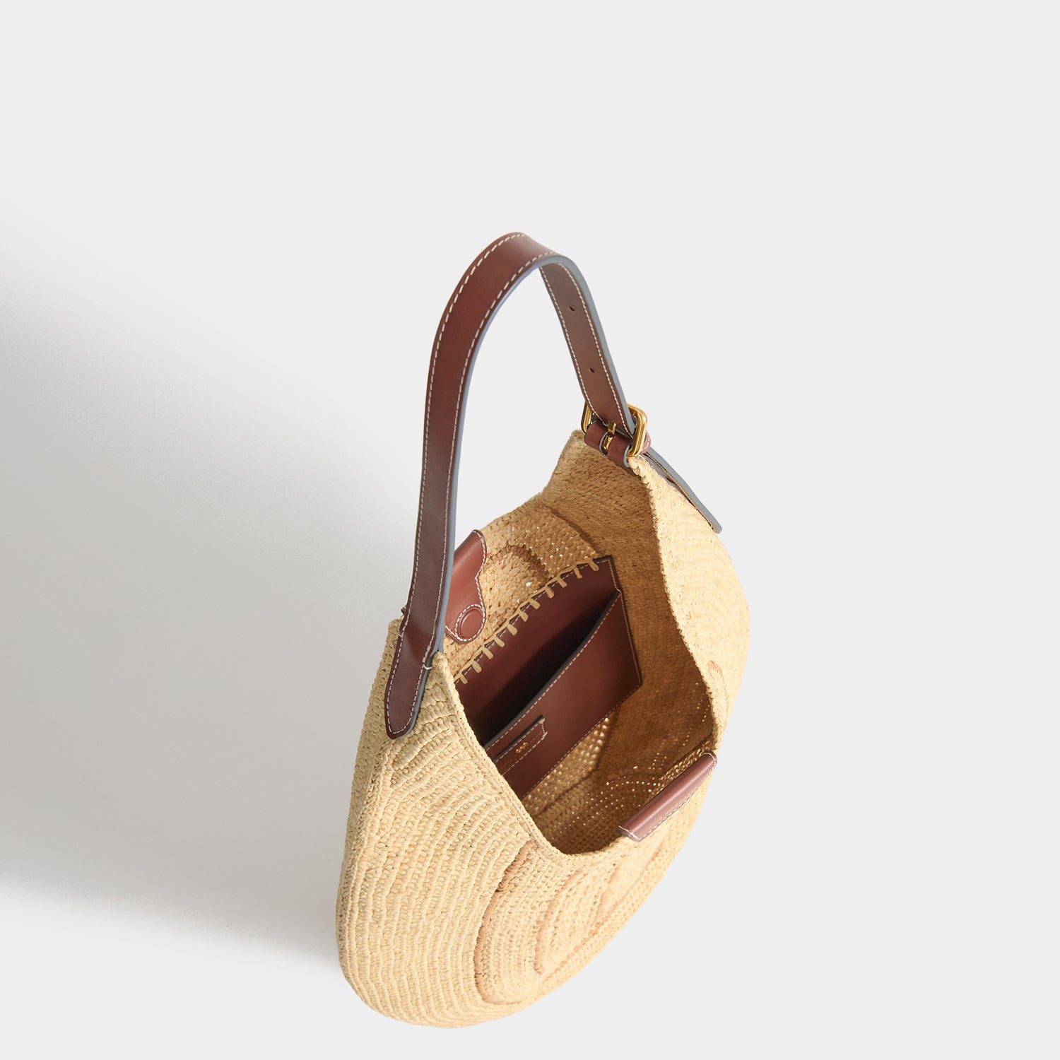 Raffia Bow Hobo Bag | Anya Hindmarch UK