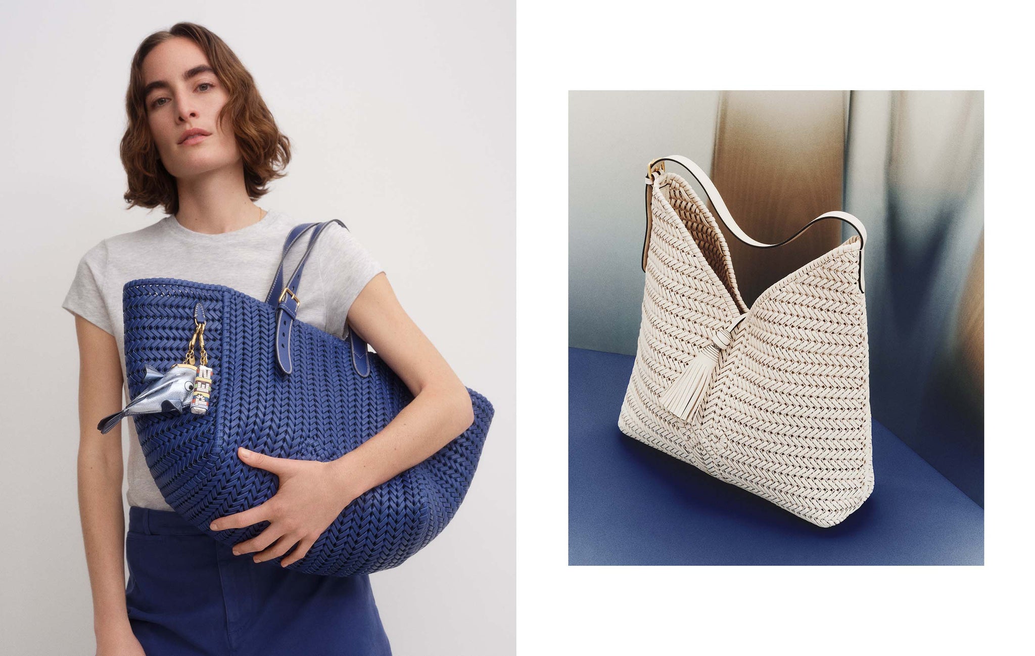 ANYA HINDMARCH デグラデーション シャグバッグ Anya Hindmarch | Luxury Bags & Accessories | Anya Hindmarch UK