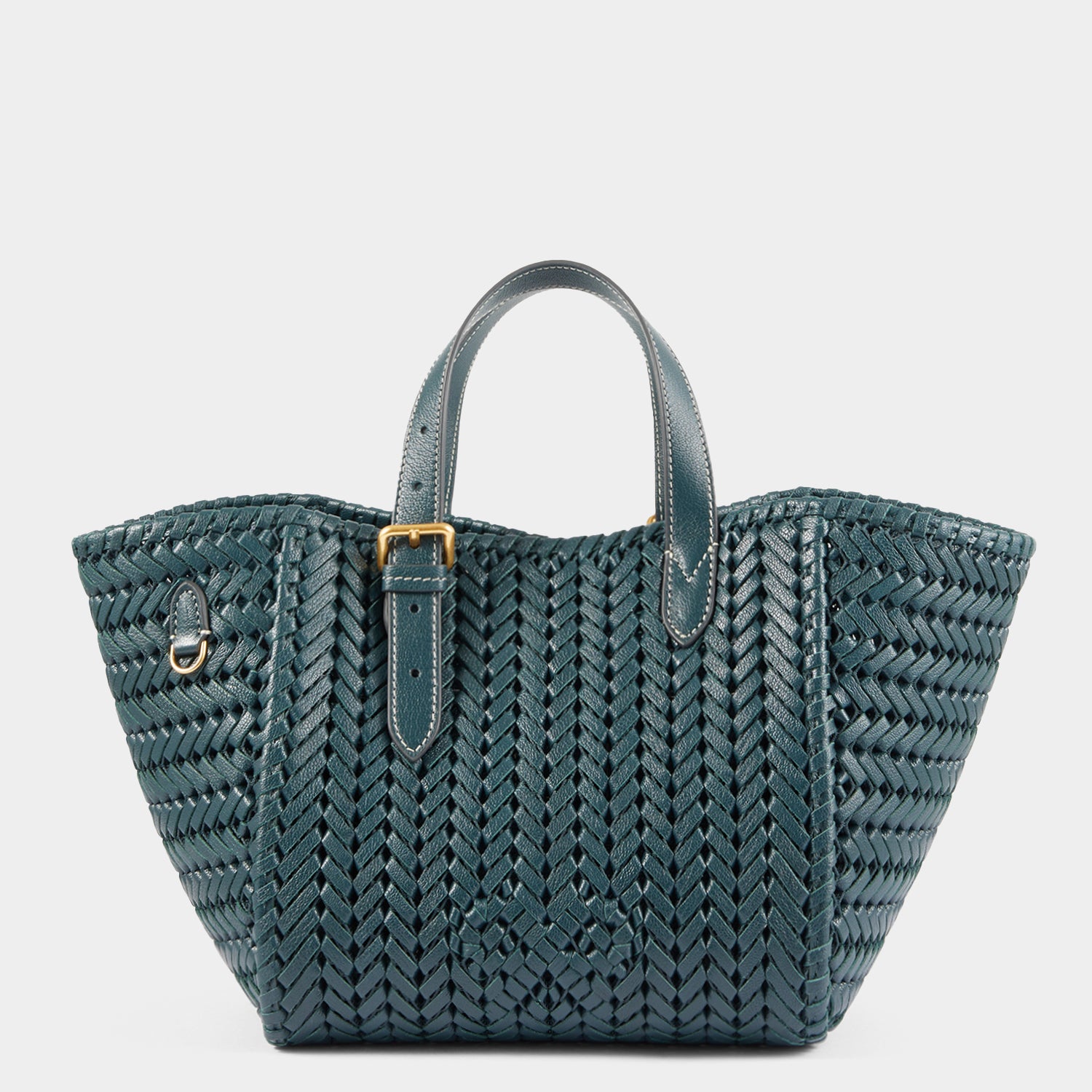 Neeson Small Square Tote -

                  
                    Capra Leather in Dark Holly -
                  

                  Anya Hindmarch UK

