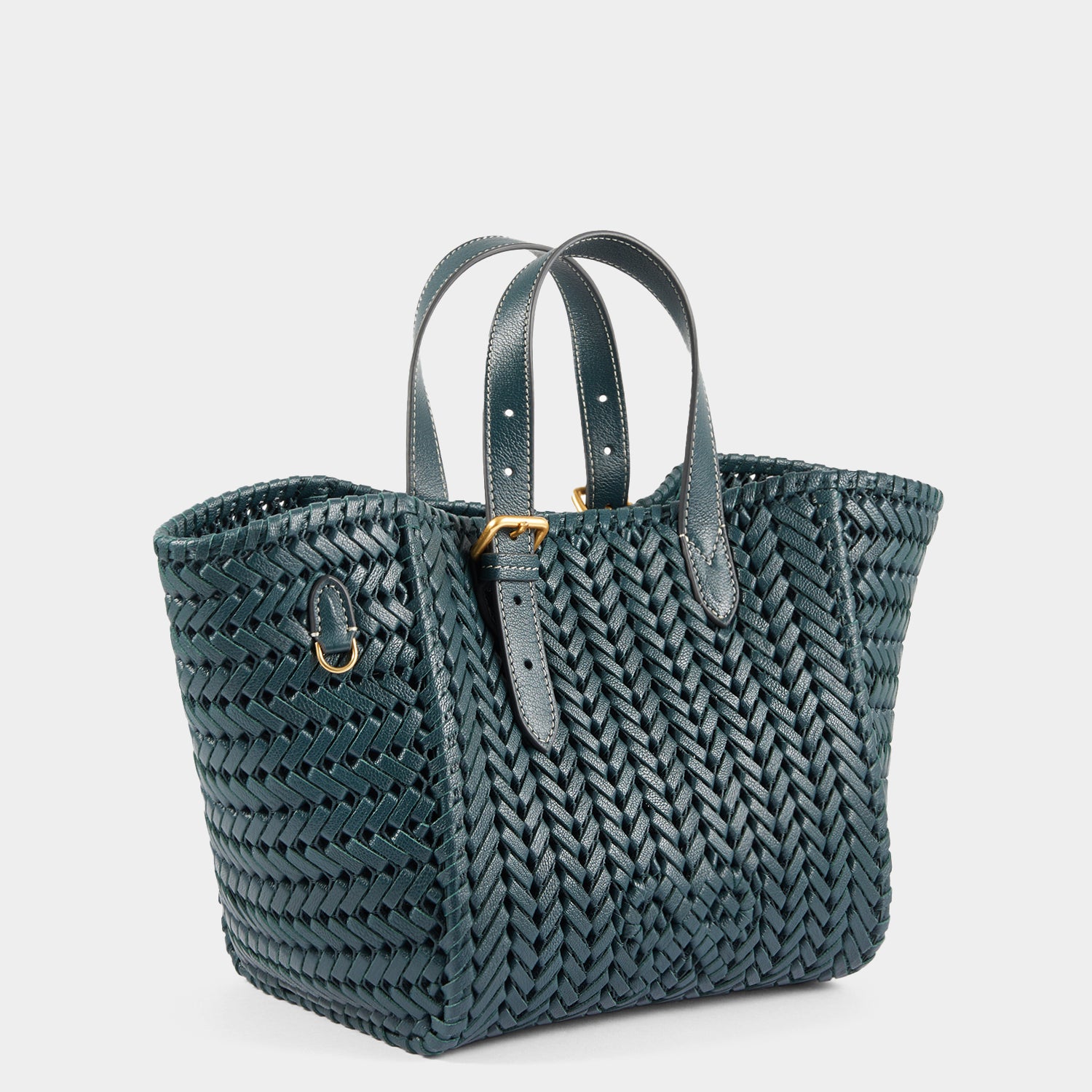 Neeson Small Square Tote -

                  
                    Capra Leather in Dark Holly -
                  

                  Anya Hindmarch UK
