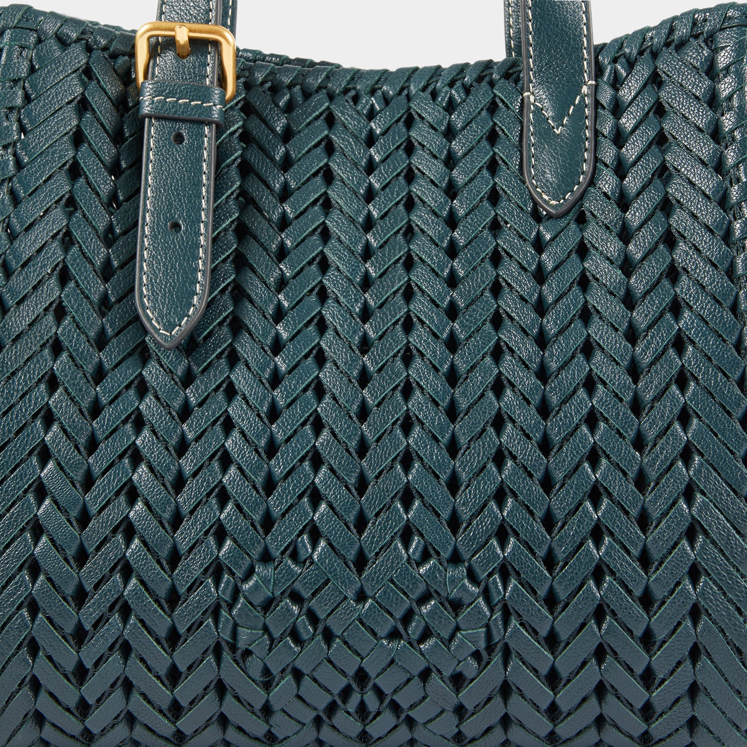 Neeson Small Square Tote -

                  
                    Capra Leather in Dark Holly -
                  

                  Anya Hindmarch UK
