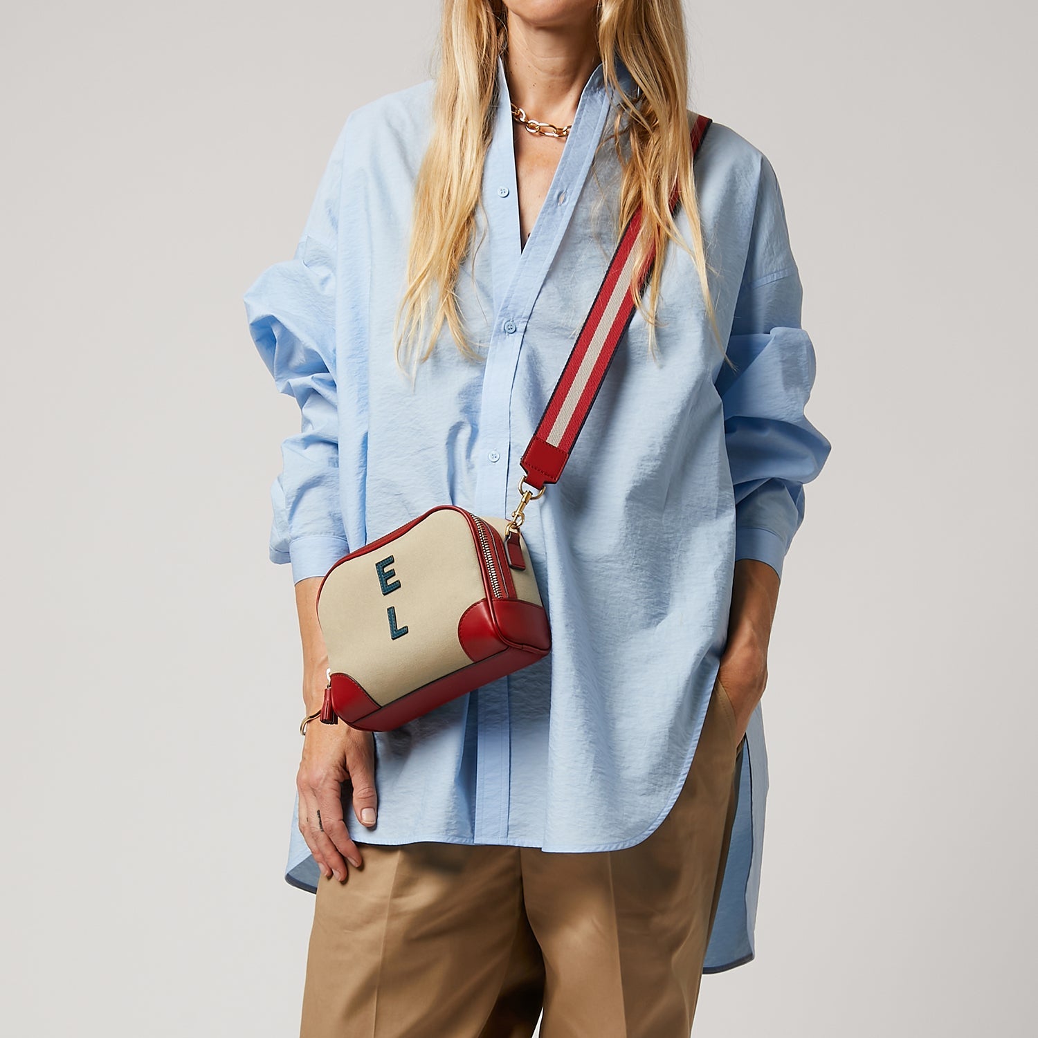 Bespoke Walton Cross-body -

          
            Cotton in Red -
          

          Anya Hindmarch UK
