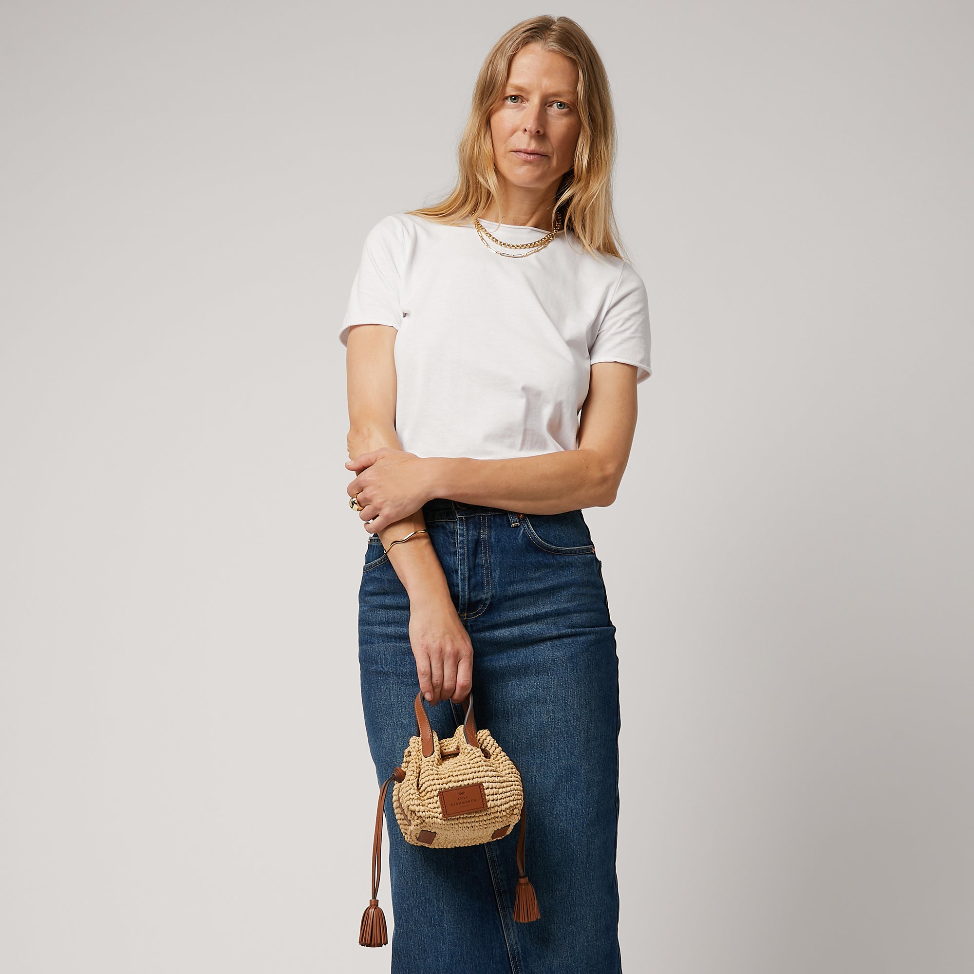 Raffia Drawstring Small Tote -

                  
                    Natural Raffia in Natural -
                  

                  Anya Hindmarch UK
