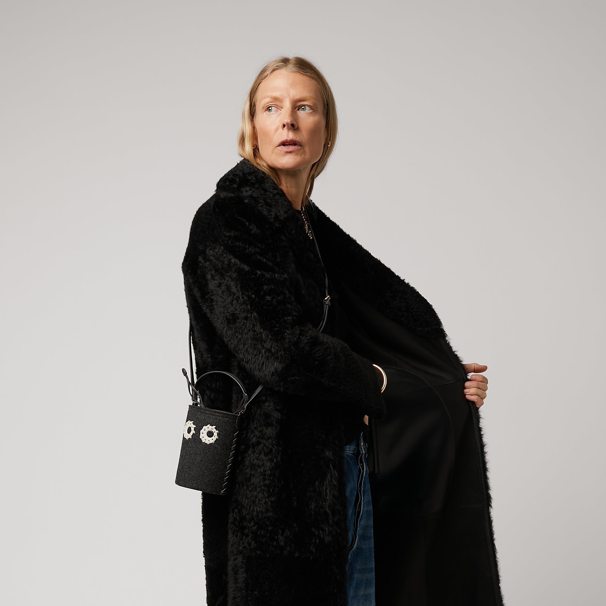 Mini Eyes Cross-body -

                  
                    Felt in Charcoal -
                  

                  Anya Hindmarch UK

