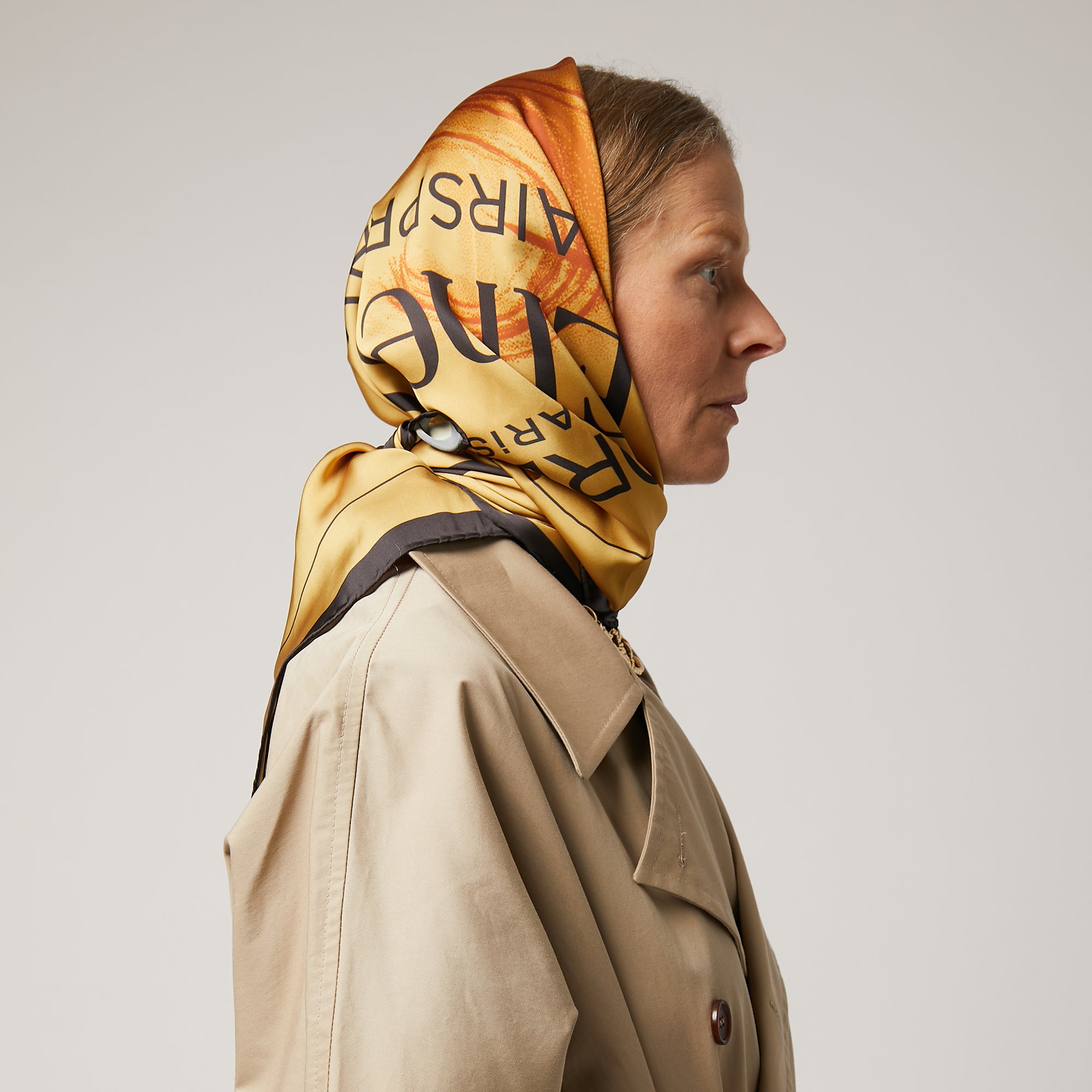 Anya Brands Elnett Scarf -

                  
                    Silk in Gold -
                  

                  Anya Hindmarch UK
