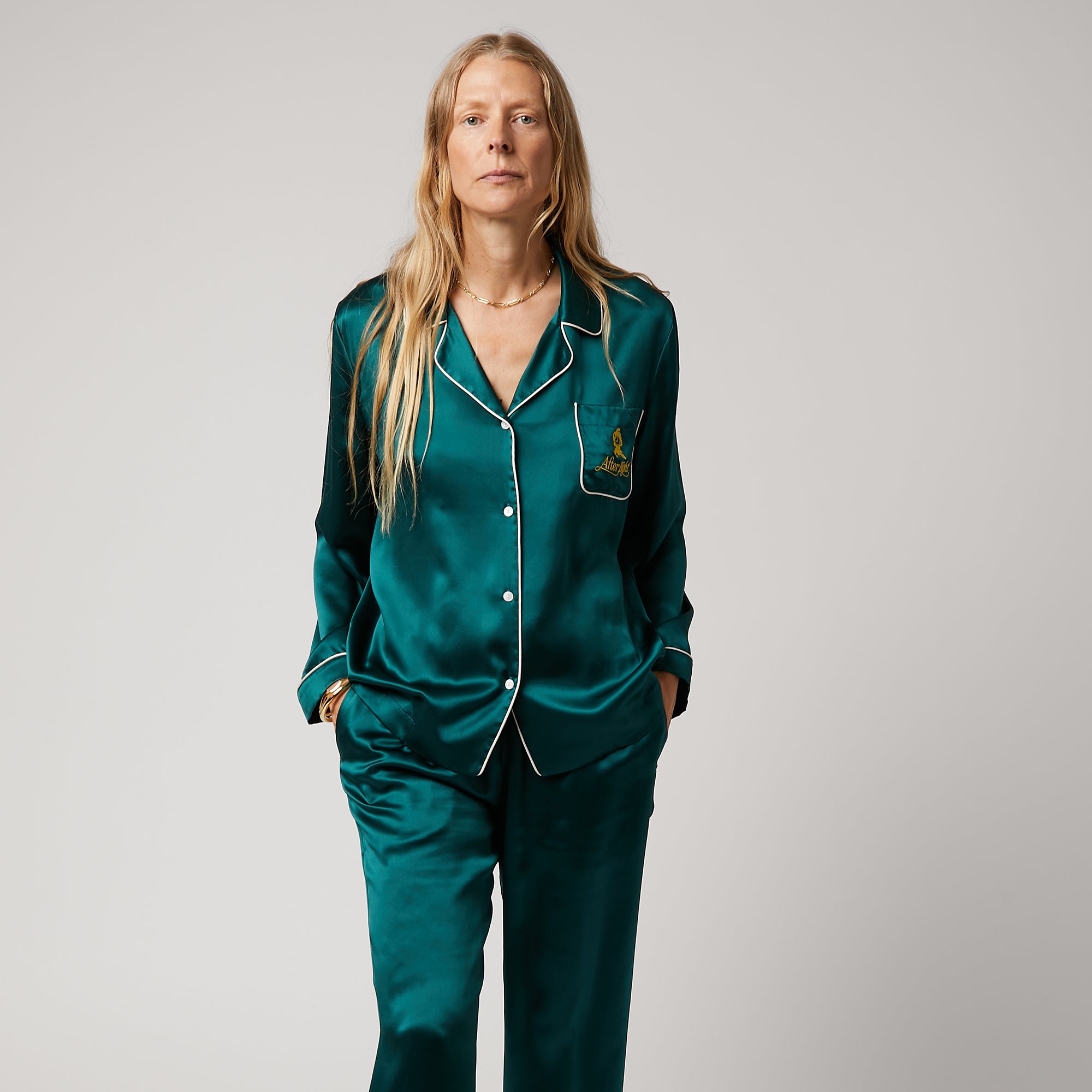 Anya Brands After Eight Pyjamas -

                  
                    Silk in Dark Holly -
                  

                  Anya Hindmarch UK
