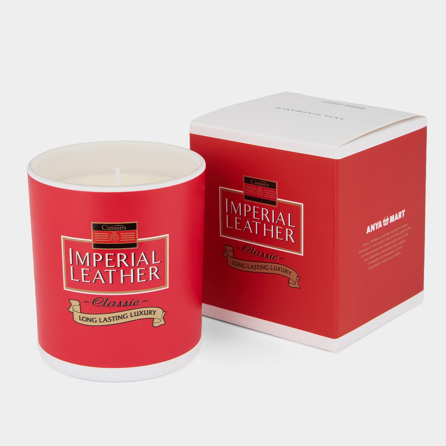 Anya Brands Mini Mart Candle Imperial Leather -

          
            Wax in Natural -
          

          Anya Hindmarch UK
