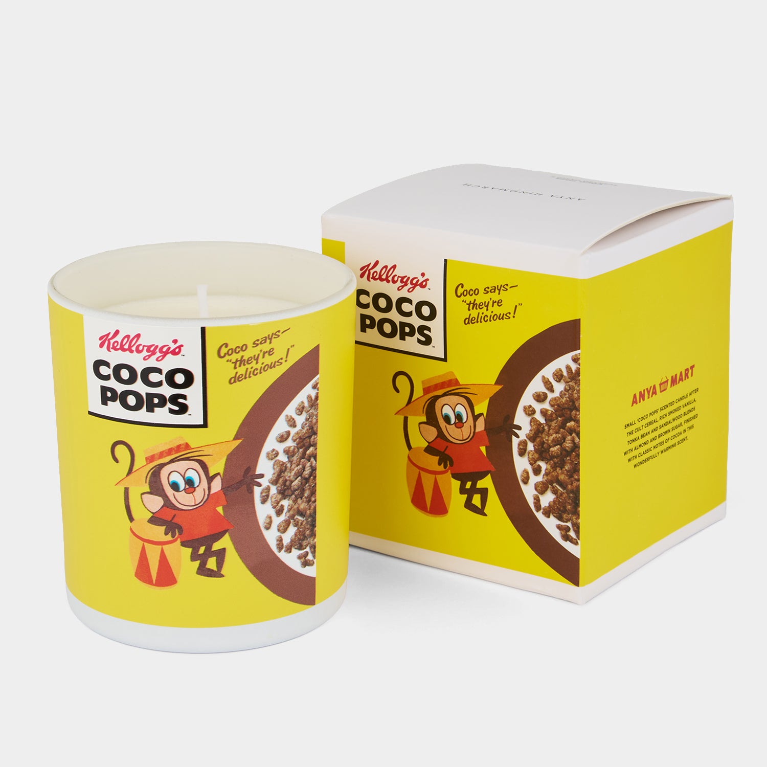 Anya Brands Mini Mart Candle Coco Pops -

          
            Wax in Natural -
          

          Anya Hindmarch UK
