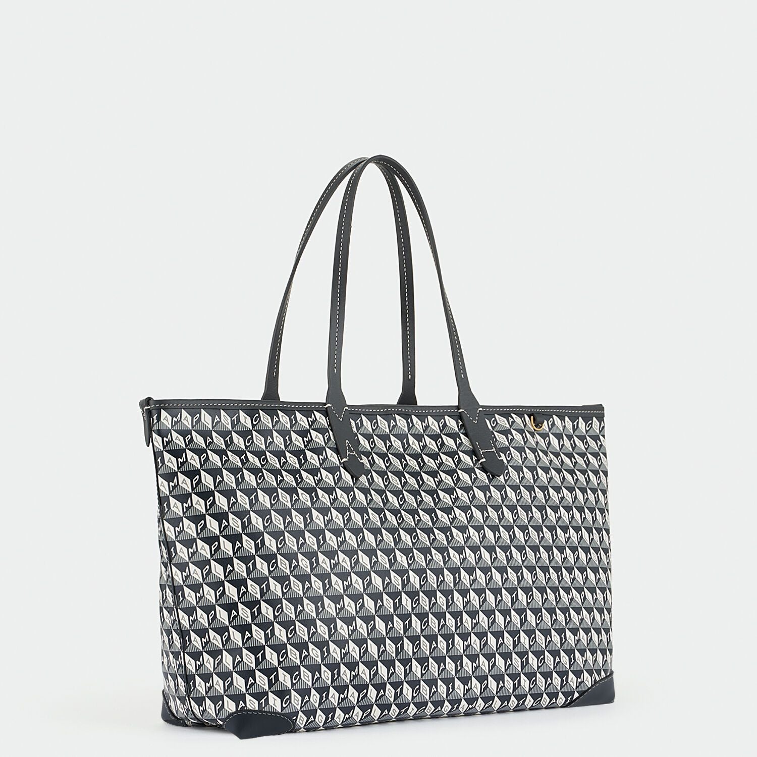 I Am A Plastic Bag Small Tote -

                  
                    Recycled Coated Canvas in Charcoal -
                  

                  Anya Hindmarch UK
