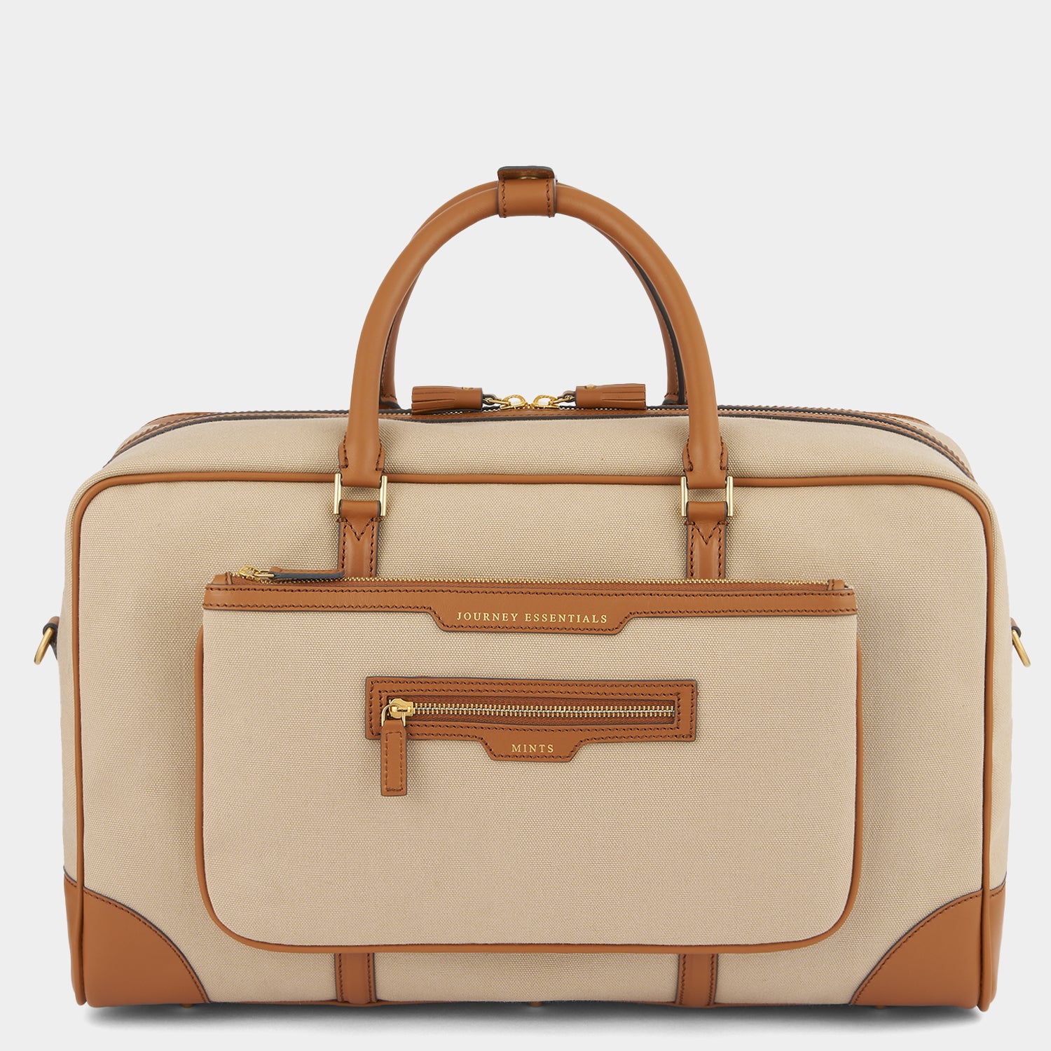 Bespoke Walton In-Flight Bag -

          
            Canvas in Tan -
          

          Anya Hindmarch UK
